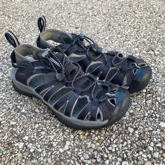 Keen Shoes - Keen Women's Whisper Sandals Black Magnet Size 7